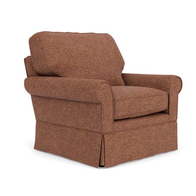 Armchair - Brick Marl - Aquaclean Oxford