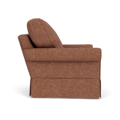 Armchair - Brick Marl - Aquaclean Oxford