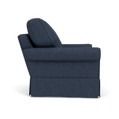 Armchair - Indigo - Luxury Italian Linen