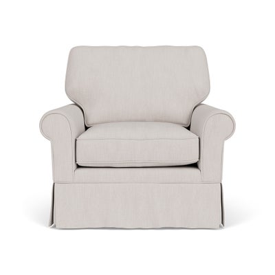 Armchair - Soft White - Luxury Italian Linen
