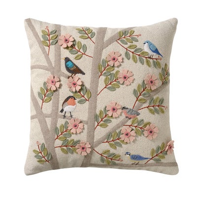 Garden Birds Cushion - Multi
