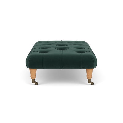 Foot Stool - Lake - Matt Velvet