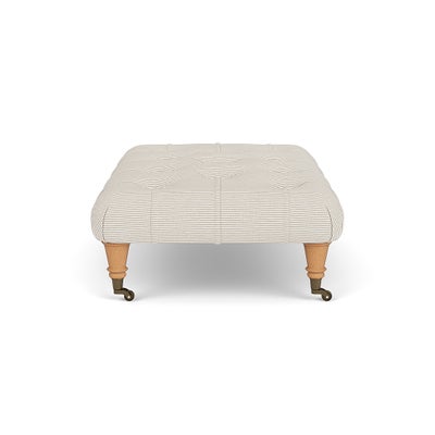 Foot Stool - Natural - Broadway Stripe