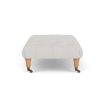 Foot Stool - Grey - Broadway Stripe