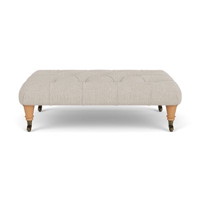 Foot Stool - Natural - Aquaclean Oxford