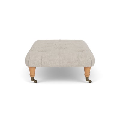 Foot Stool - Natural - Aquaclean Oxford