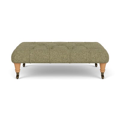 Foot Stool - Sage - Aquaclean Oxford