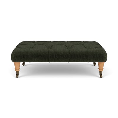 Foot Stool - Moss - Eco Chenille