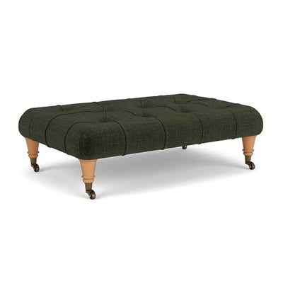 Foot Stool - Moss - Eco Chenille