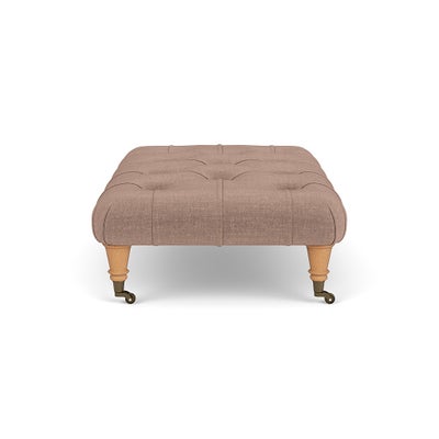 Foot Stool - Dusky Rose - Eco Chenille
