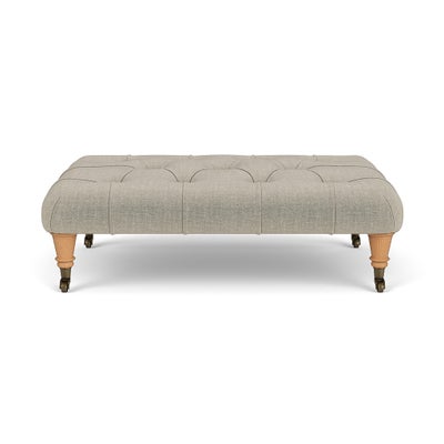 Foot Stool - Natural - Eco Chenille