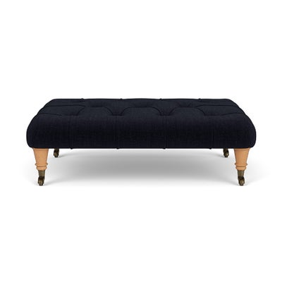 Foot Stool - Ink - Eco Chenille