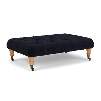 Foot Stool - Ink - Eco Chenille