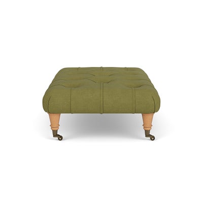 Foot Stool - Apple - House Linen Mix