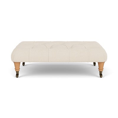 Foot Stool - Cream - House Weave