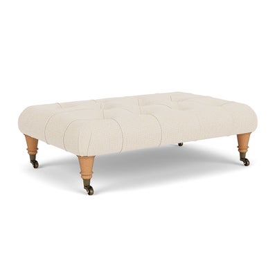 Foot Stool - Cream - House Weave