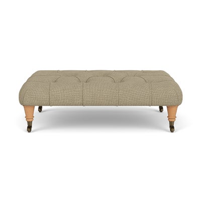 Foot Stool - Green Marl - House Weave