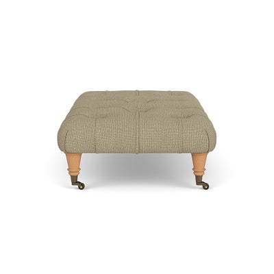 Foot Stool - Green Marl - House Weave