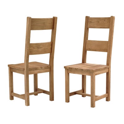Ladderback Chair - Wooden Seat Pad