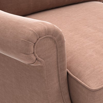 3 Seater - Dusky Rose - Eco Chenille