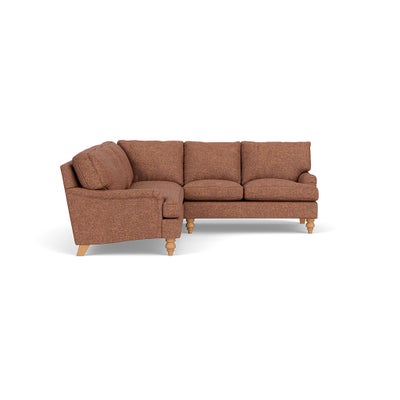 Corner Sofa - Brick Marl - Aquaclean Oxford