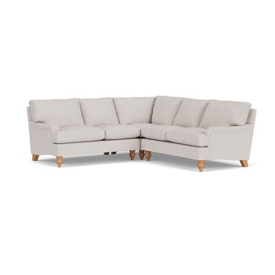 Corner Sofa - Soft White - Luxury Italian Linen