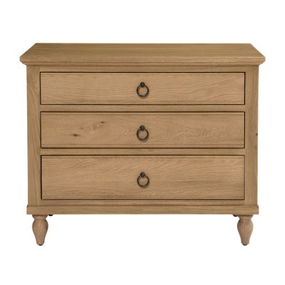 Large 3 Drawer Bedside Table