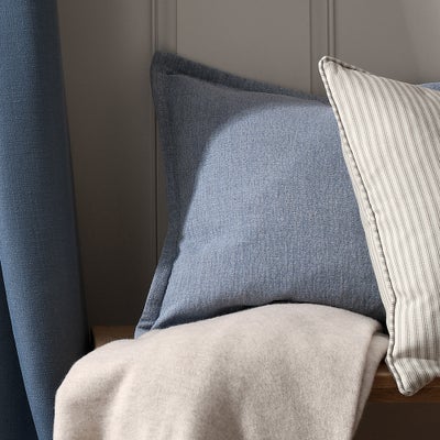 Marling Linen Mix Pale Indigo