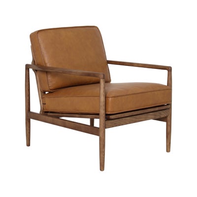 Oliver - Armchair - Tan - Premium Leather