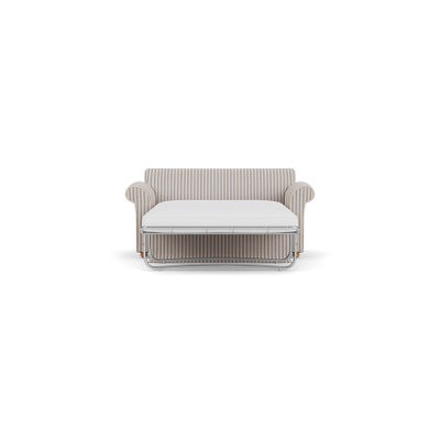 Sofa Bed Large 2 Seater - Indigo - Kingham Stripe