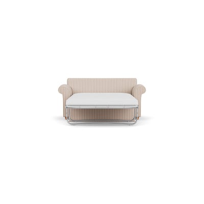 Sofa Bed Large 2 Seater - Flax - Kingham Stripe