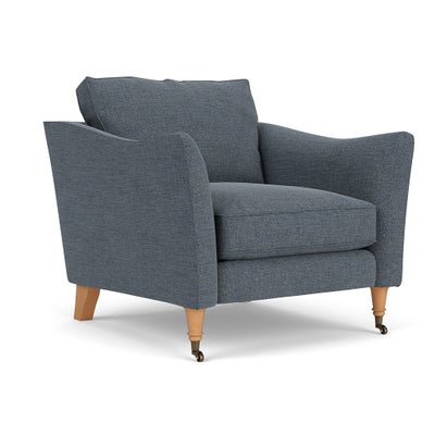 Armchair - Indigo - Rustic Weave