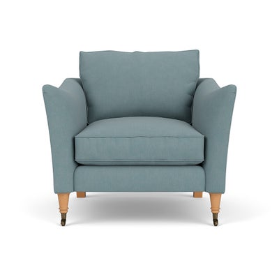 Armchair - Sky blue - House Linen Mix