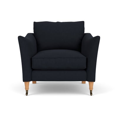 Armchair - Ink - House Linen Mix