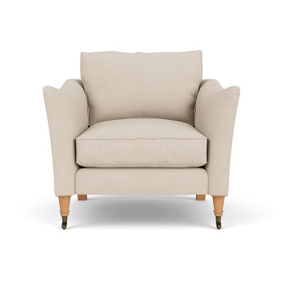 Armchair - Lily White - House Linen Mix