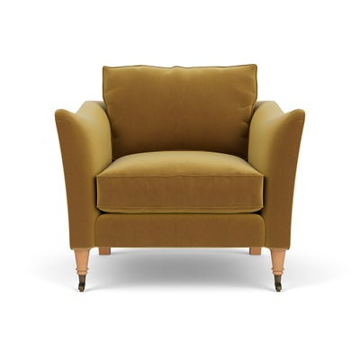Armchair - Mustard - Matt Velvet