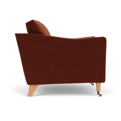 Armchair - Brick - Matt Velvet