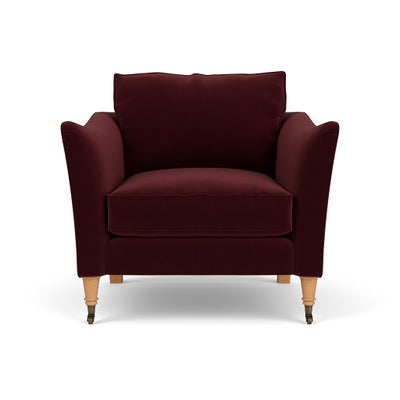 Armchair - Dark Rosehip - Matt Velvet