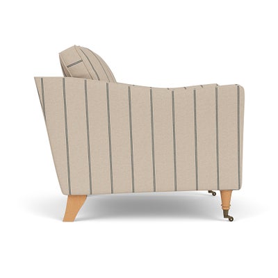 Armchair - Charcoal - Compton Stripe