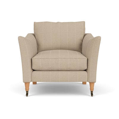 Armchair - Natural - Compton Stripe