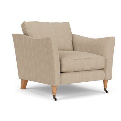 Armchair - Natural - Compton Stripe