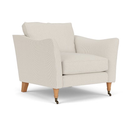 Armchair - Natural - Broadway Stripe