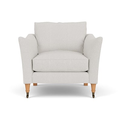 Armchair - Grey - Broadway Stripe