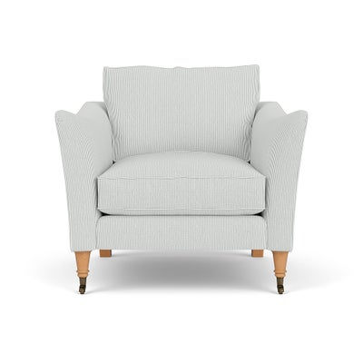 Armchair - Duck Egg - Broadway Stripe