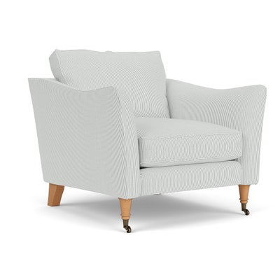 Armchair - Duck Egg - Broadway Stripe