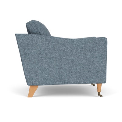 Armchair - Mid Blue - Aquaclean Oxford