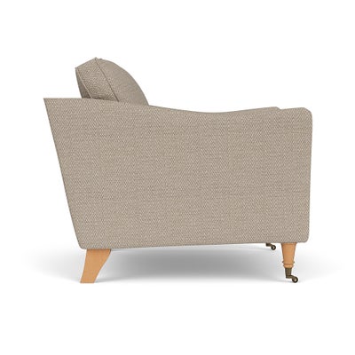 Armchair - Natural - Herringbone Weave
