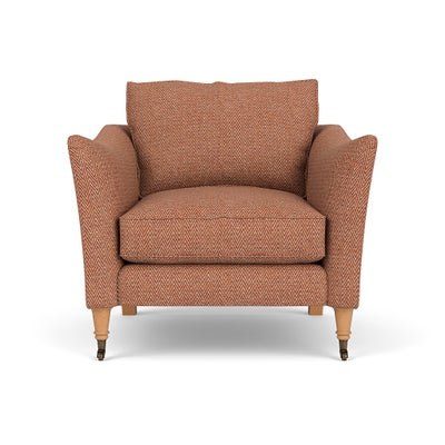 Armchair - Brick - Herringbone Weave