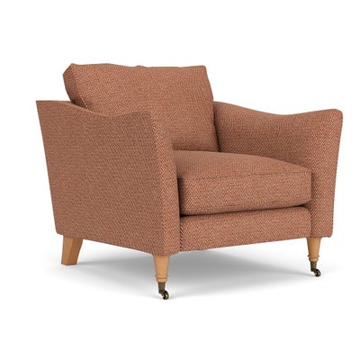Armchair - Brick - Herringbone Weave