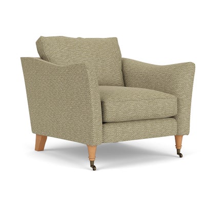 Armchair - Apple - Herringbone Weave